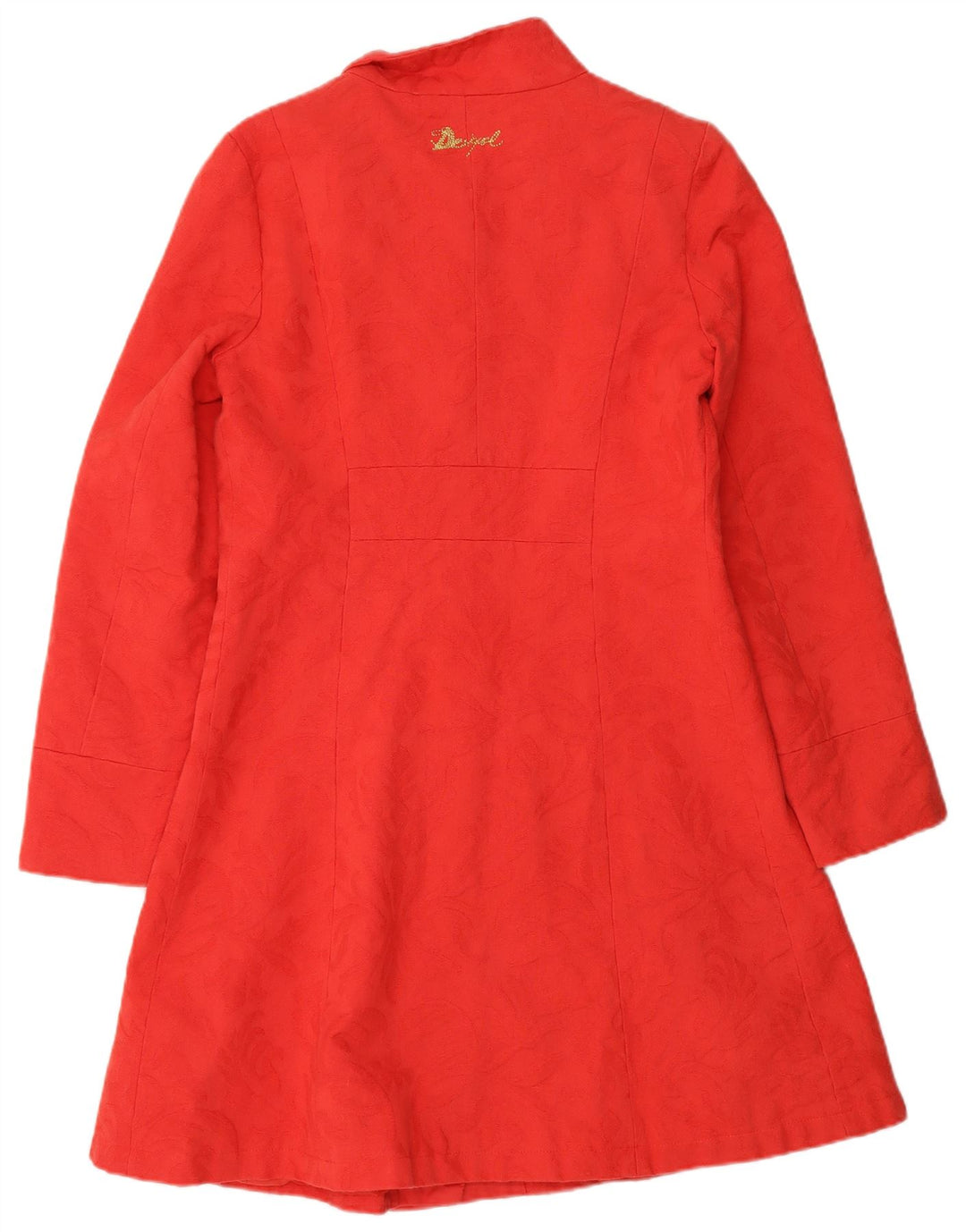 Desigual Cappotto da uomo EU 40 Medio Rosso Paisley Cotone