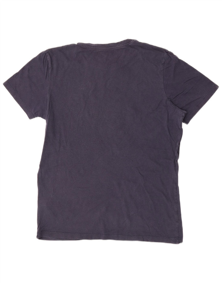 T-shirt da uomo Jack & Jones Top in cotone blu navy medio