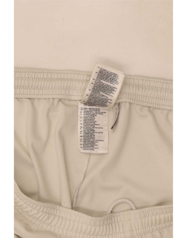 Pantaloncini sportivi Adidas Climalite da uomo XL poliestere bianco