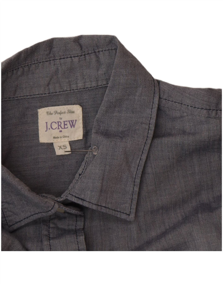 Camicia oversize da donna J. Crew UK 6 XS Cotone grigio