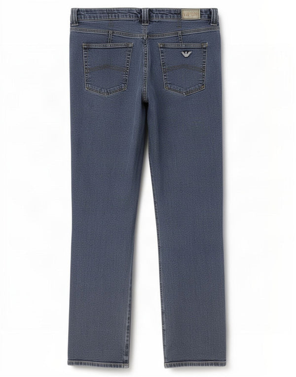 Jeans dritti da donna Armani W33 L28 Blu