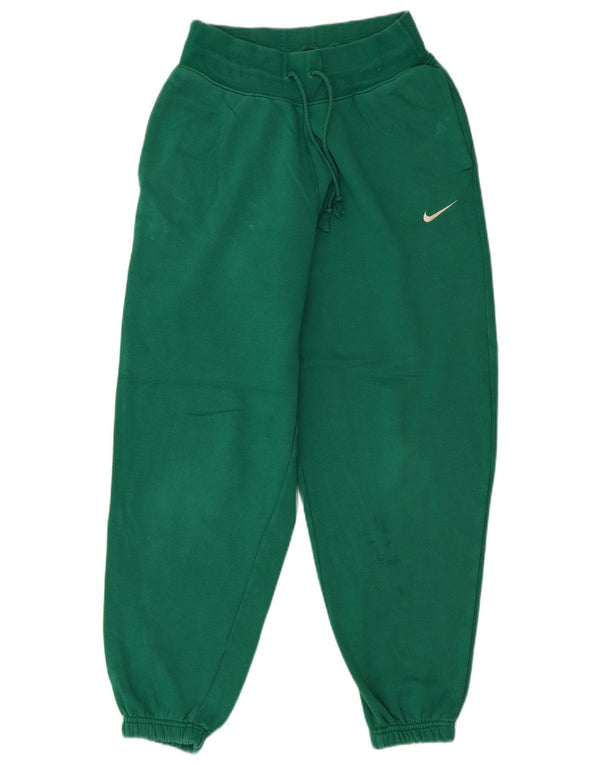 Pantaloni da tuta da donna Nike Joggers UK 4 XS verde cotone