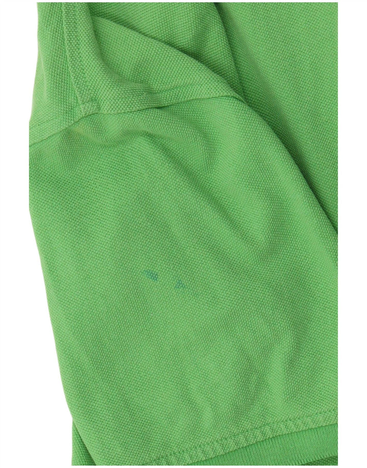Polo Tommy Hilfiger Bambino 15-16 Anni Large Verde Cotone