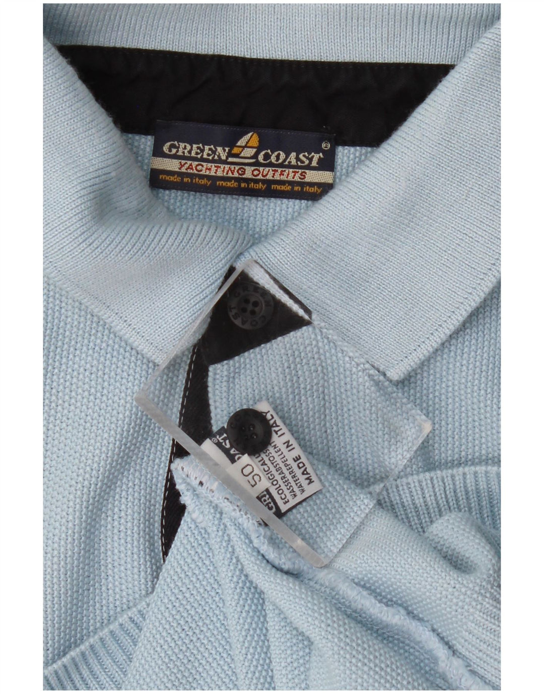 Maglione maglione collo alto da uomo Green Coast IT 50 Blu medio