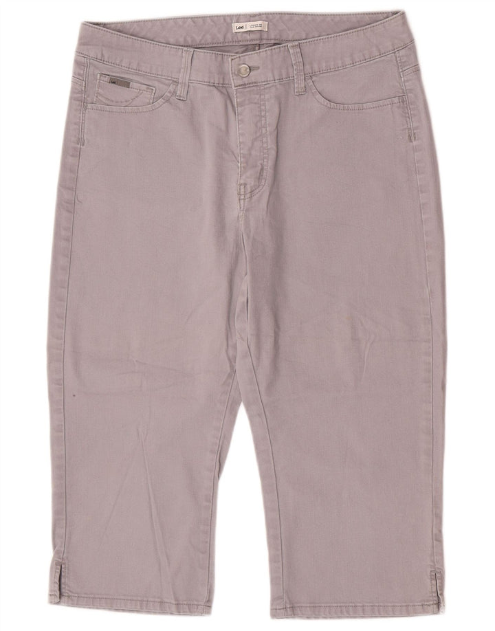 Jeans Capri da donna LEE US 14 XL W34 L19 Cotone grigio