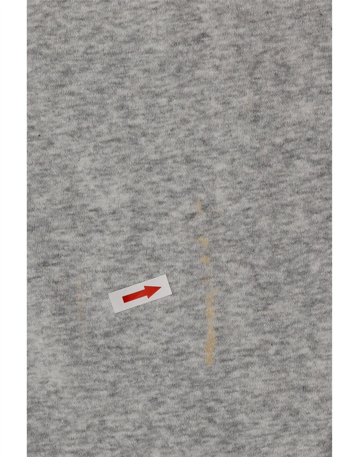 Felpa grafica da donna Tommy Hilfiger Maglione UK 14 Grigio medio chiazzato