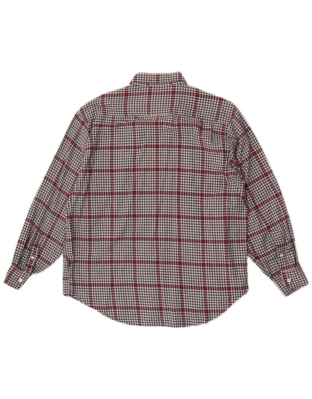 Camicia da uomo Lee grande in cotone a quadretti grigio