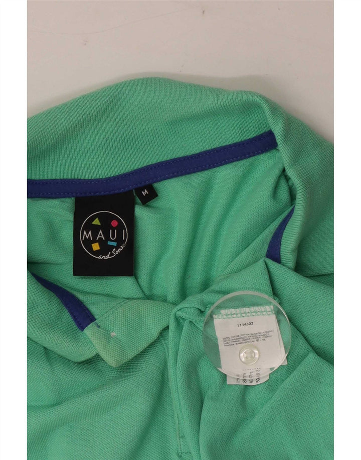 Polo da uomo Maui and Sons in cotone verde medio