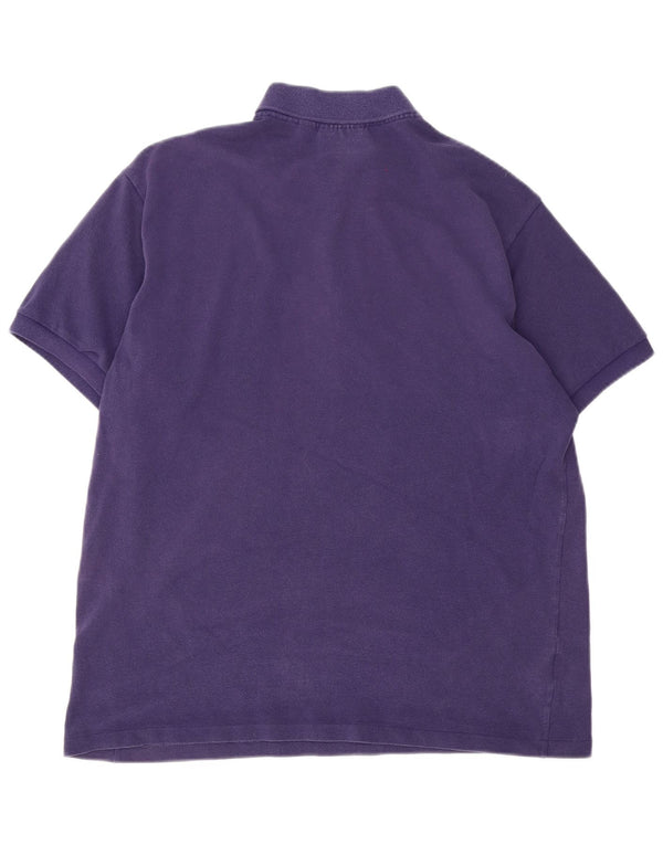 Polo da uomo Lacoste Classic Fit taglia 6 XL in cotone viola