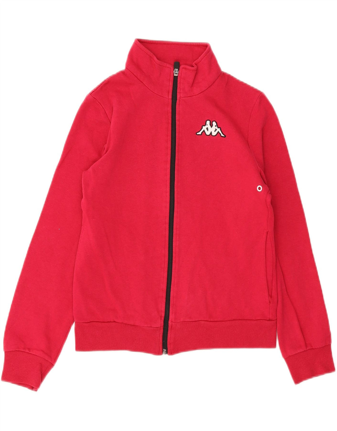 Giubbotto Top Tuta Bambina Kappa 11-12 Anni Small Rosso Cotone