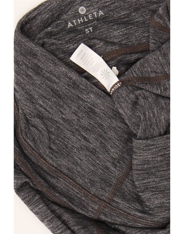 Leggings da donna ATHLETA UK 8 piccolo nylon chiazzato grigio