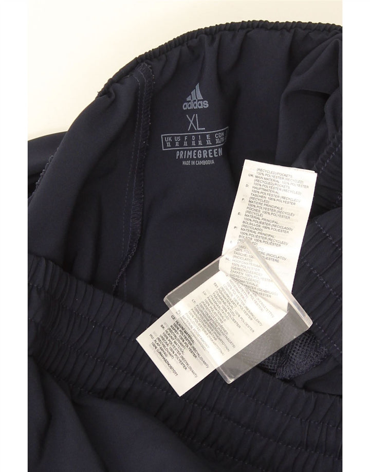 Pantaloni da tuta da uomo ADIDAS XL poliestere blu navy