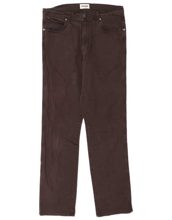 Jeans dritti da uomo Wrangler Texas W34 L34 cotone grigio