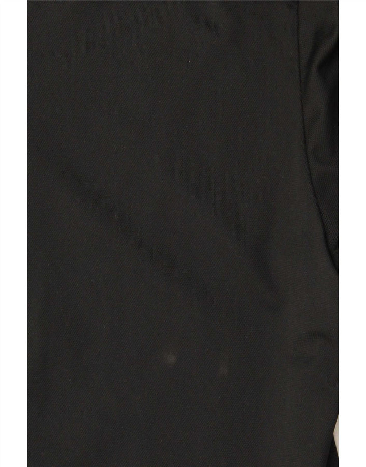 Giacca superiore della tuta da uomo Nike Dri Fit, poliestere nero medio