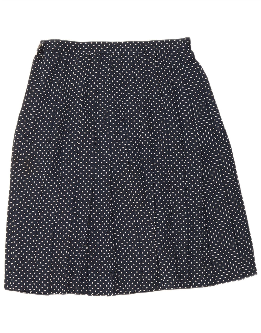 Set gonna vintage da donna in 2 pezzi IT 44 medio W28 blu navy maculato