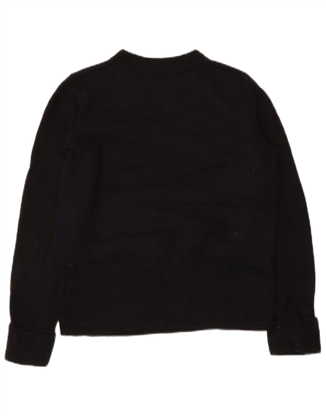 Maglione maglione girocollo da donna Cos UK 10 piccolo lana nera