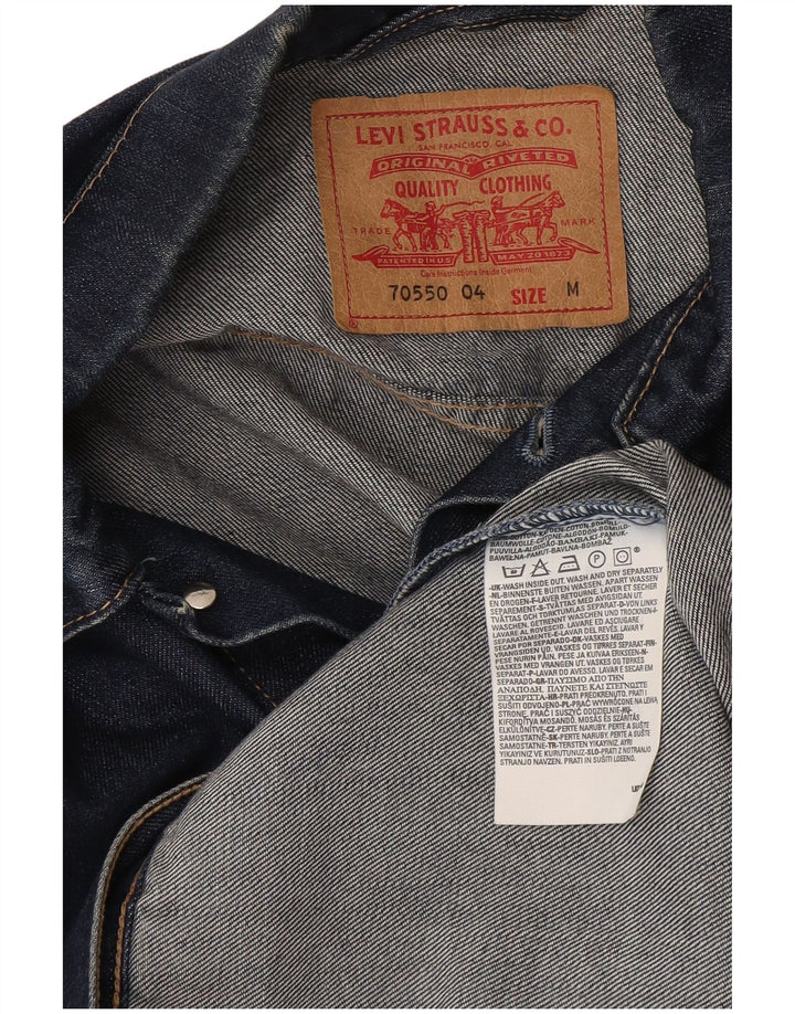 Giacca di jeans da uomo Levi's UK 38 Cotone blu medio