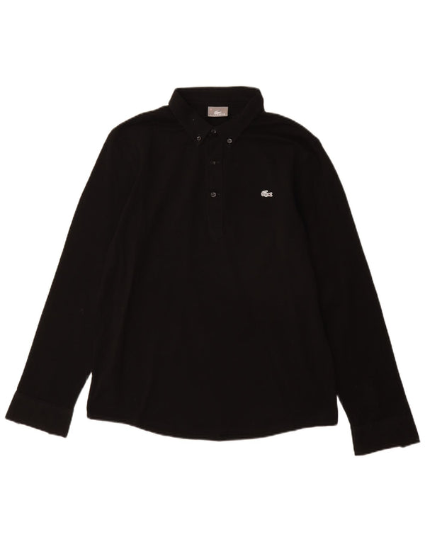 Camicia pullover da uomo LACOSTE taglia 3 piccola in cotone nero