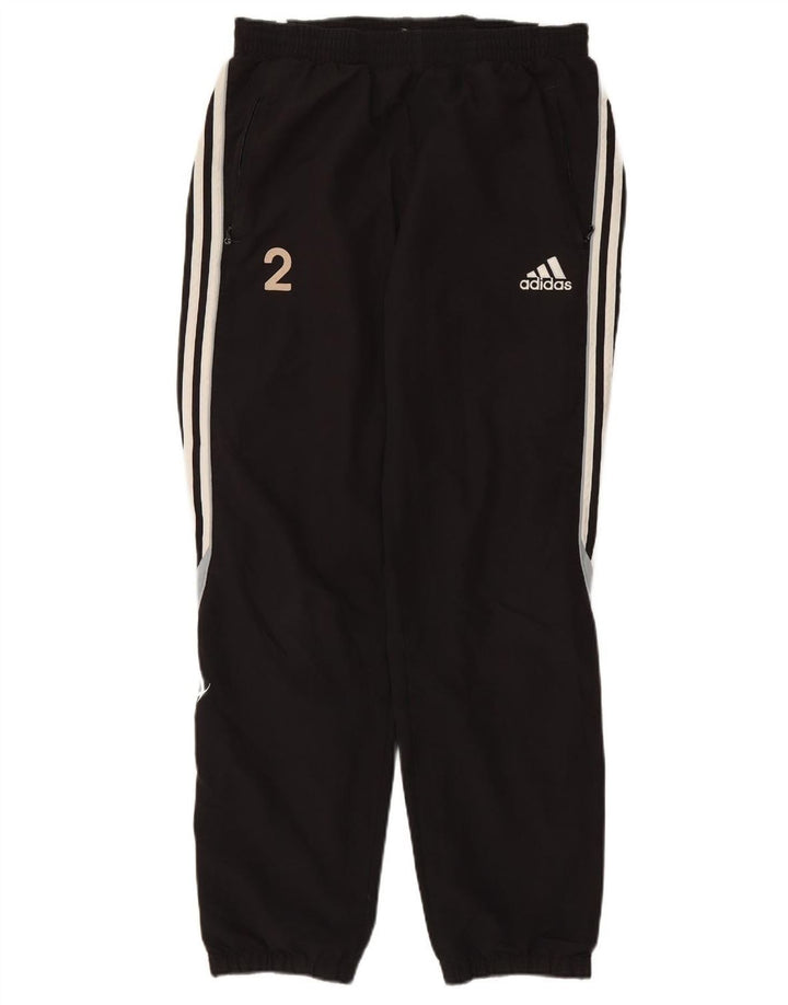 ADIDAS Mens Tracksuit Trousers Joggers UK 38/40 Medium  Black Polyester