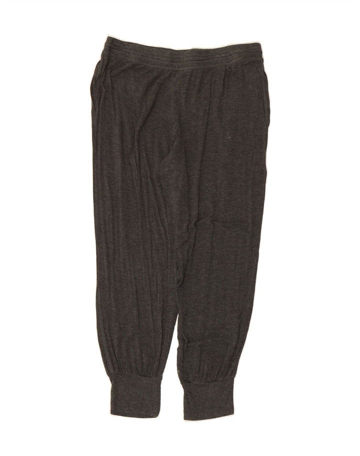 DKNY Womens Tracksuit Trousers Joggers UK 14 Medium Grey Rayon Vintage Dkny and Second-Hand Dkny from Messina Hembry 