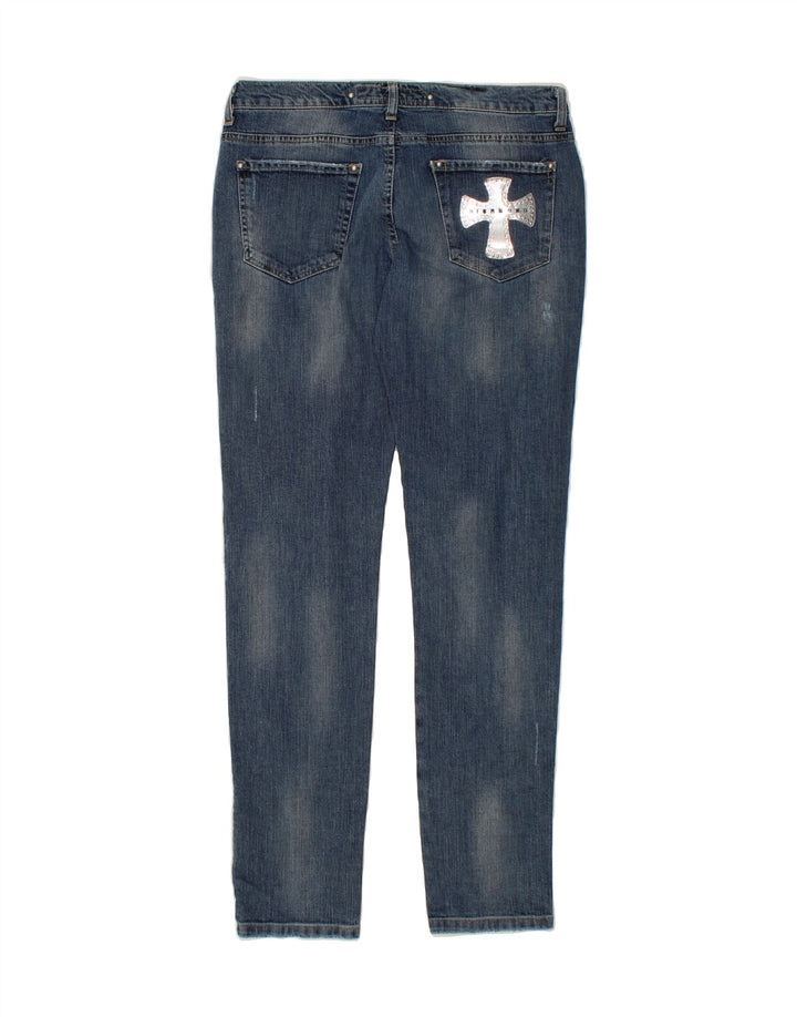 RICHMOND Womens Skinny Jeans W33 L33 Blue Cotton Vintage Richmond and Second-Hand Richmond from Messina Hembry 