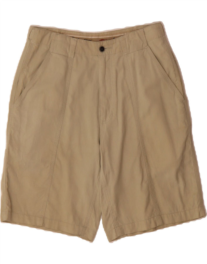 TOMMY BAHAMA Mens Cargo Shorts W30 Medium Beige Lyocell Vintage Tommy Bahama and Second-Hand Tommy Bahama from Messina Hembry 