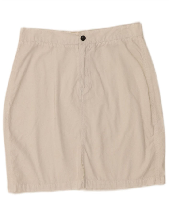 Minigonna da donna Guess piccola W26 in cotone bianco