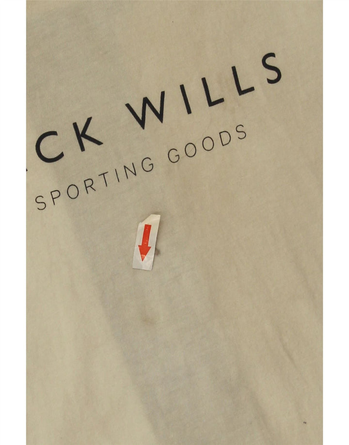 T-shirt grafica da uomo Jack Wills Top in cotone color block bianco medio