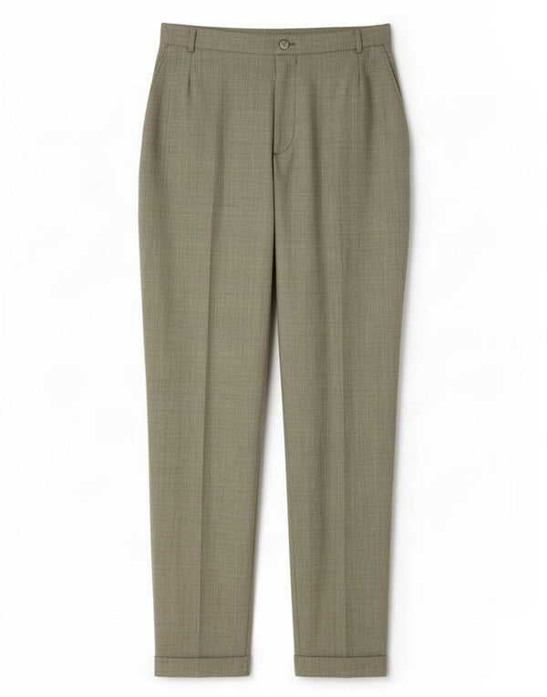Max&Co. Pantaloni casual affusolati a vita alta da donna UK 16 Large W32 L30 Verde