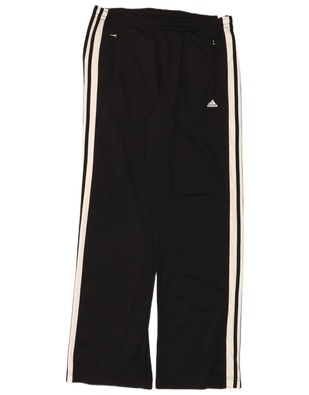 Pantaloni da tuta da uomo Adidas UK 42/44 Large Nero Poliestere