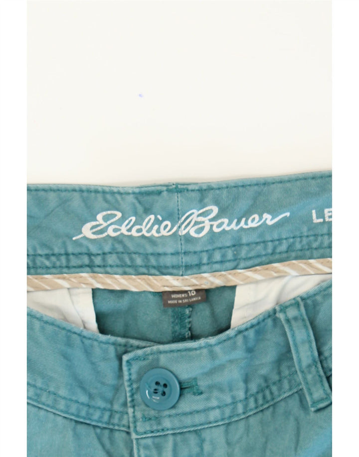 EDDIE BAUER Womens Chino Shorts US 10 Large W34 Blue Cotton Vintage Eddie Bauer and Second-Hand Eddie Bauer from Messina Hembry 