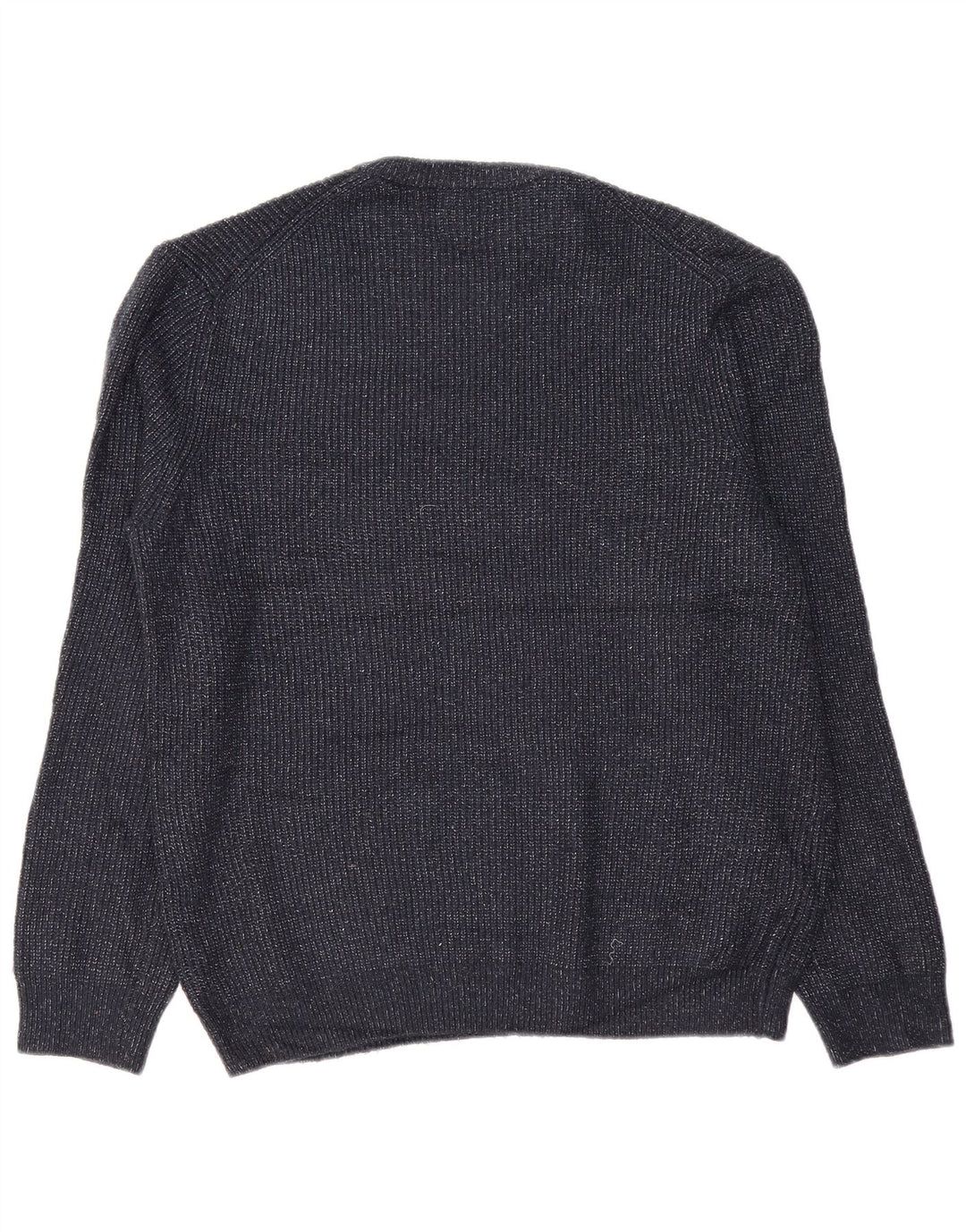 Maglione maglione girocollo da uomo Marks & Spencer XL blu navy screziato