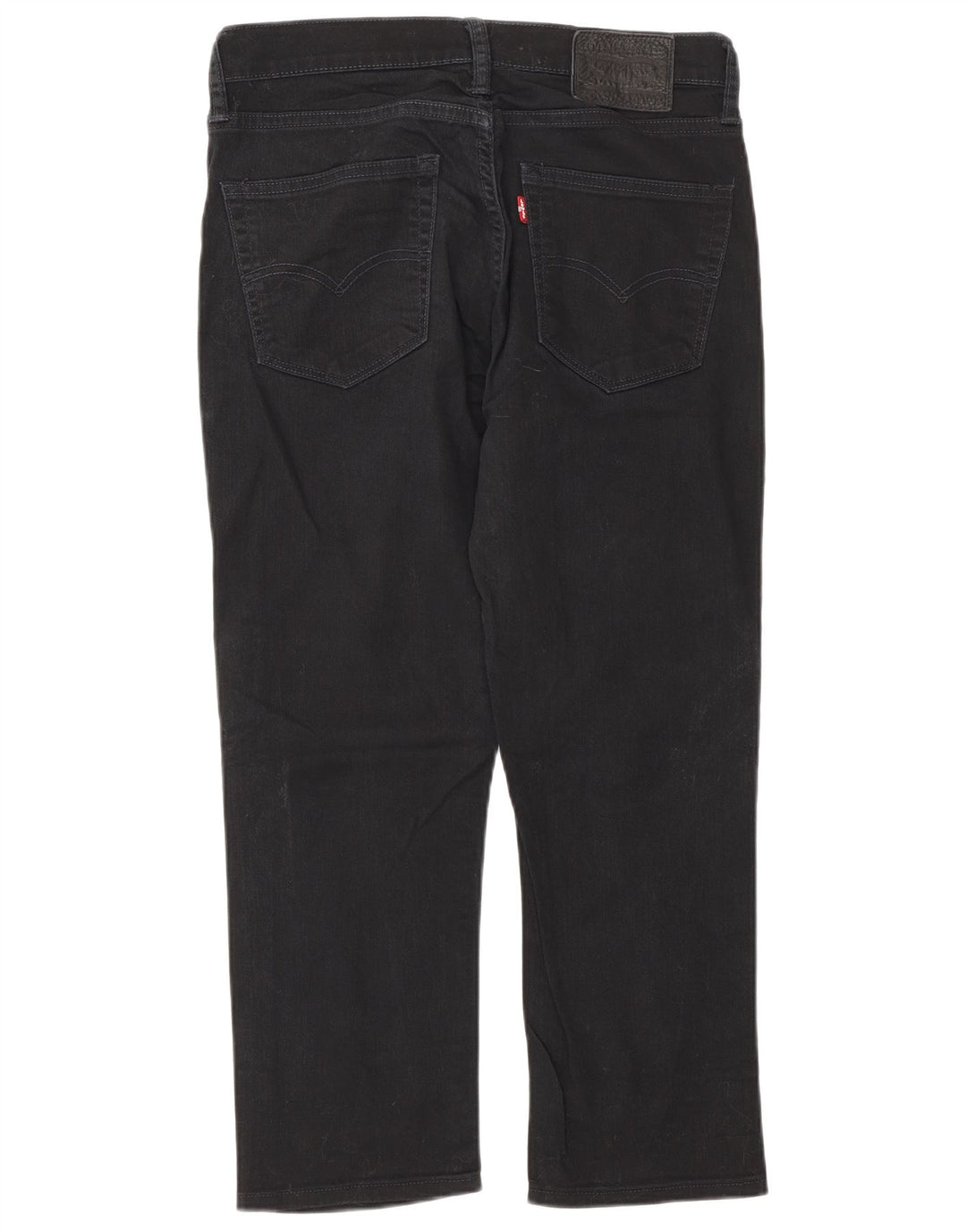 Jeans dritti tagliati da uomo Levi's W31 L25 cotone nero