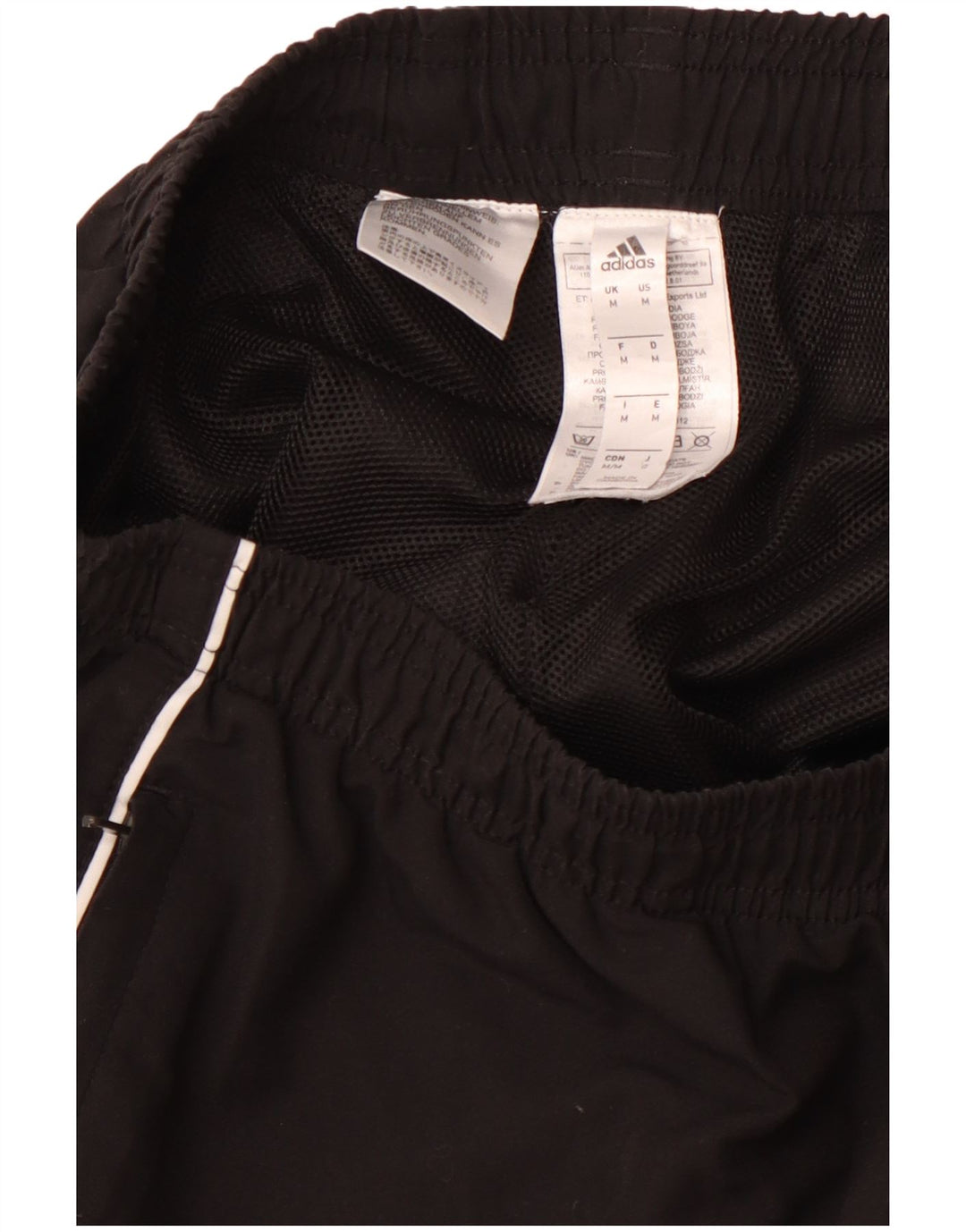 Pantaloni da tuta da uomo ADIDAS medio nero in poliestere