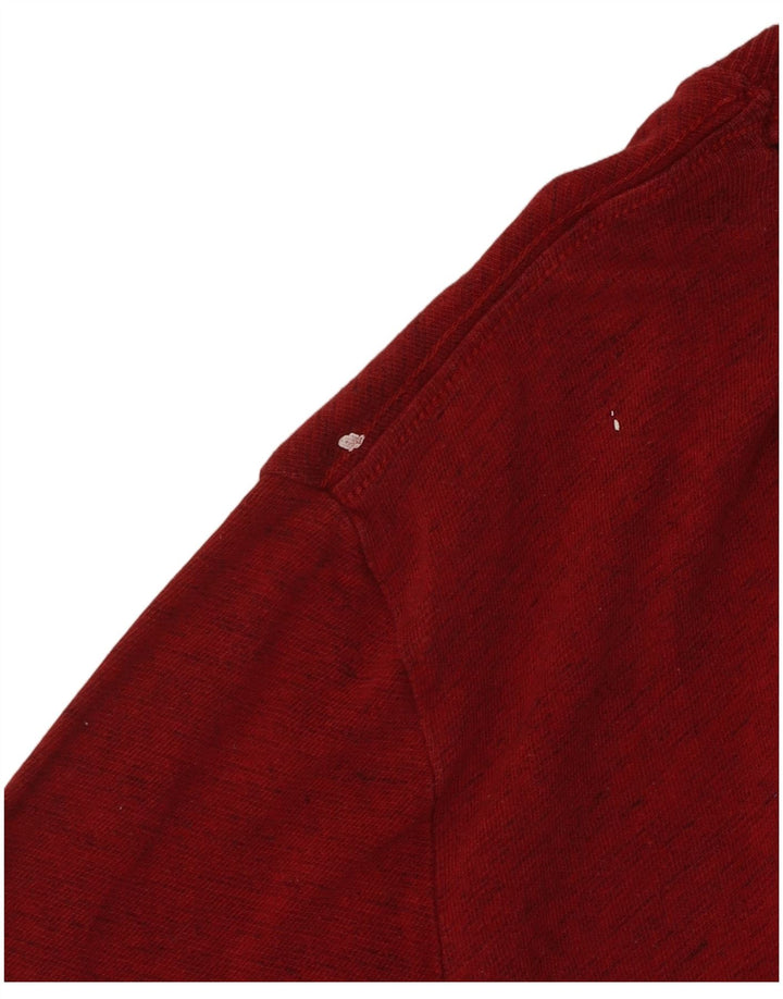 T-shirt grafica da uomo Superdry Top in cotone rosso medio