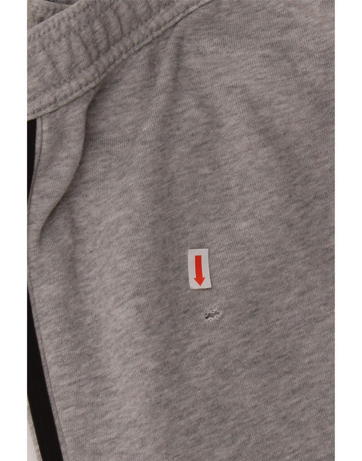 Pantaloni da tuta da uomo Adidas in cotone grigio medio