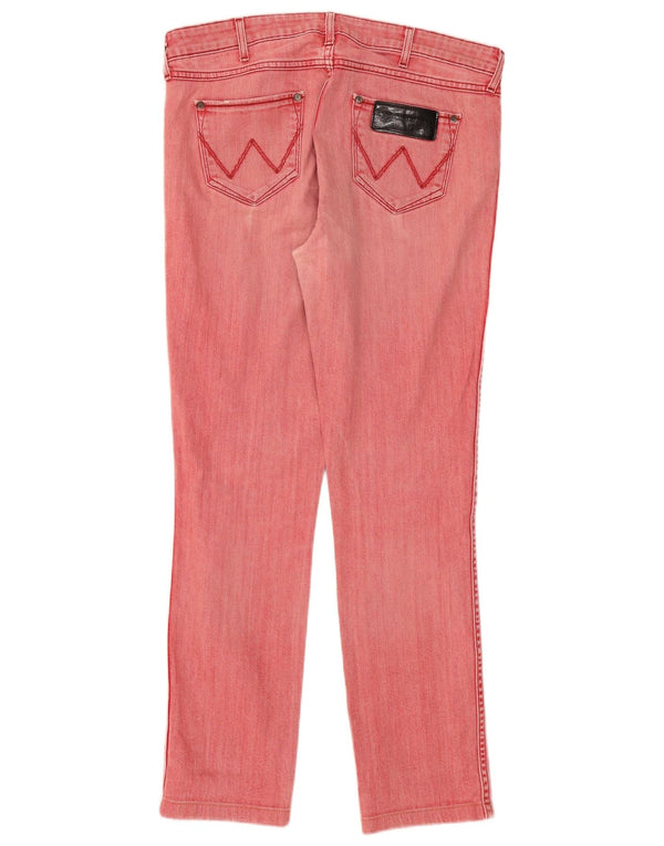 Wrangler Womens Lia Seasonal WD Slim Jeans W33 L31 Red Cotton