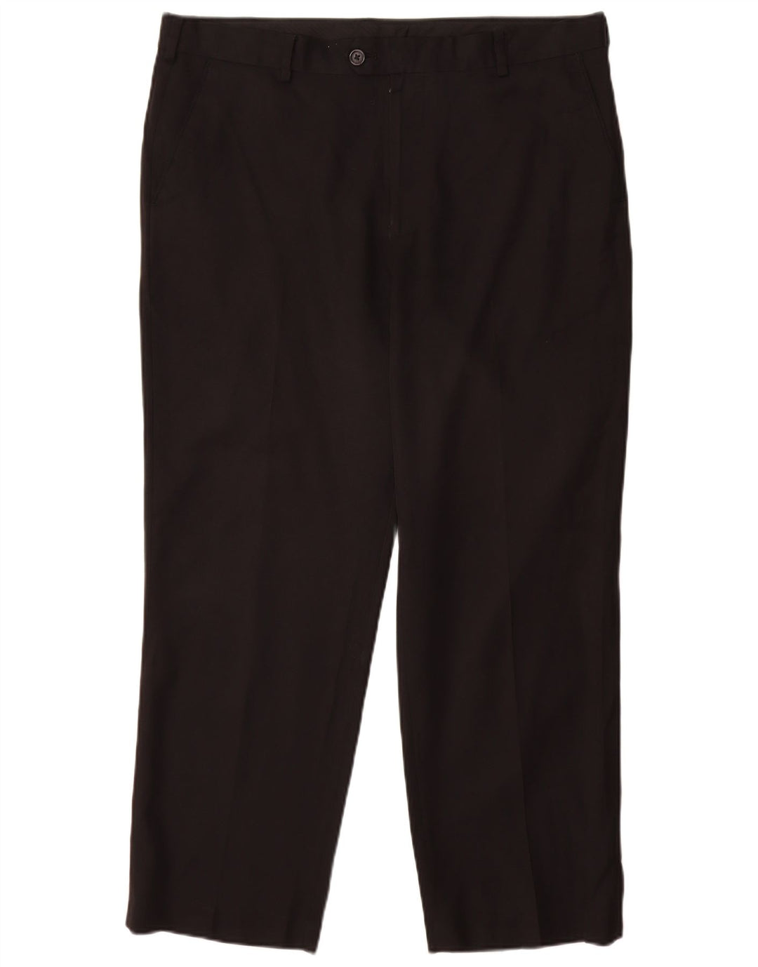 Pantaloni da abito dritti da uomo IZOD W36 L29 poliestere nero