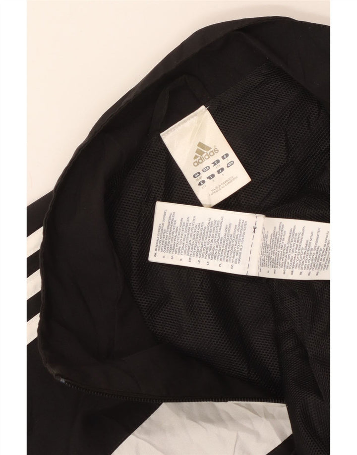 Giacca da ginnastica grafica da uomo Adidas UK 38/40 Medium Black Colourblock