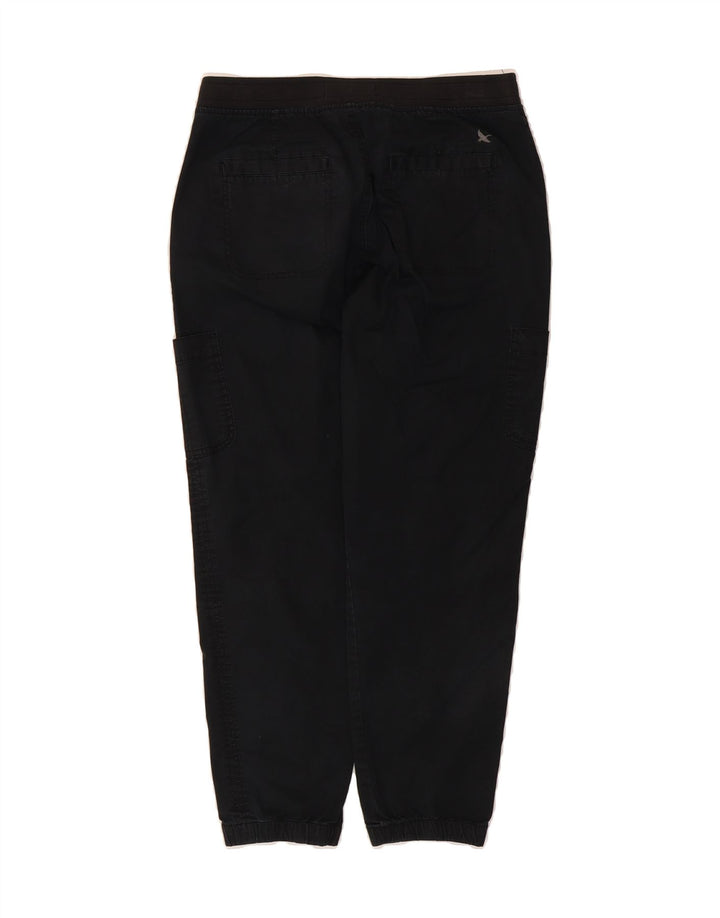 EDDIE BAUER Womens Joggers Chino Trousers US 8 Medium W28 L27  Black Vintage Eddie Bauer and Second-Hand Eddie Bauer from Messina Hembry 