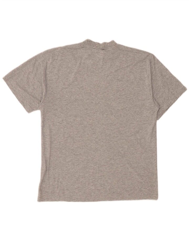 T-shirt da uomo Wrangler Top in cotone chiazzato grigio medio