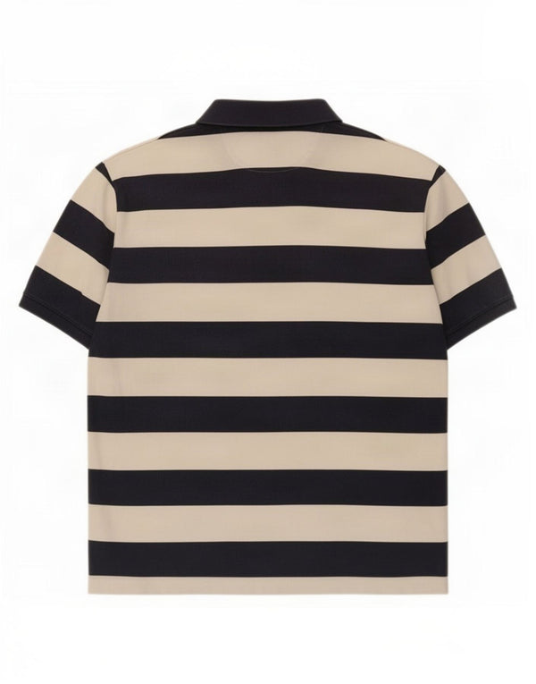 Polo da uomo Gant 2XL in cotone a righe blu navy