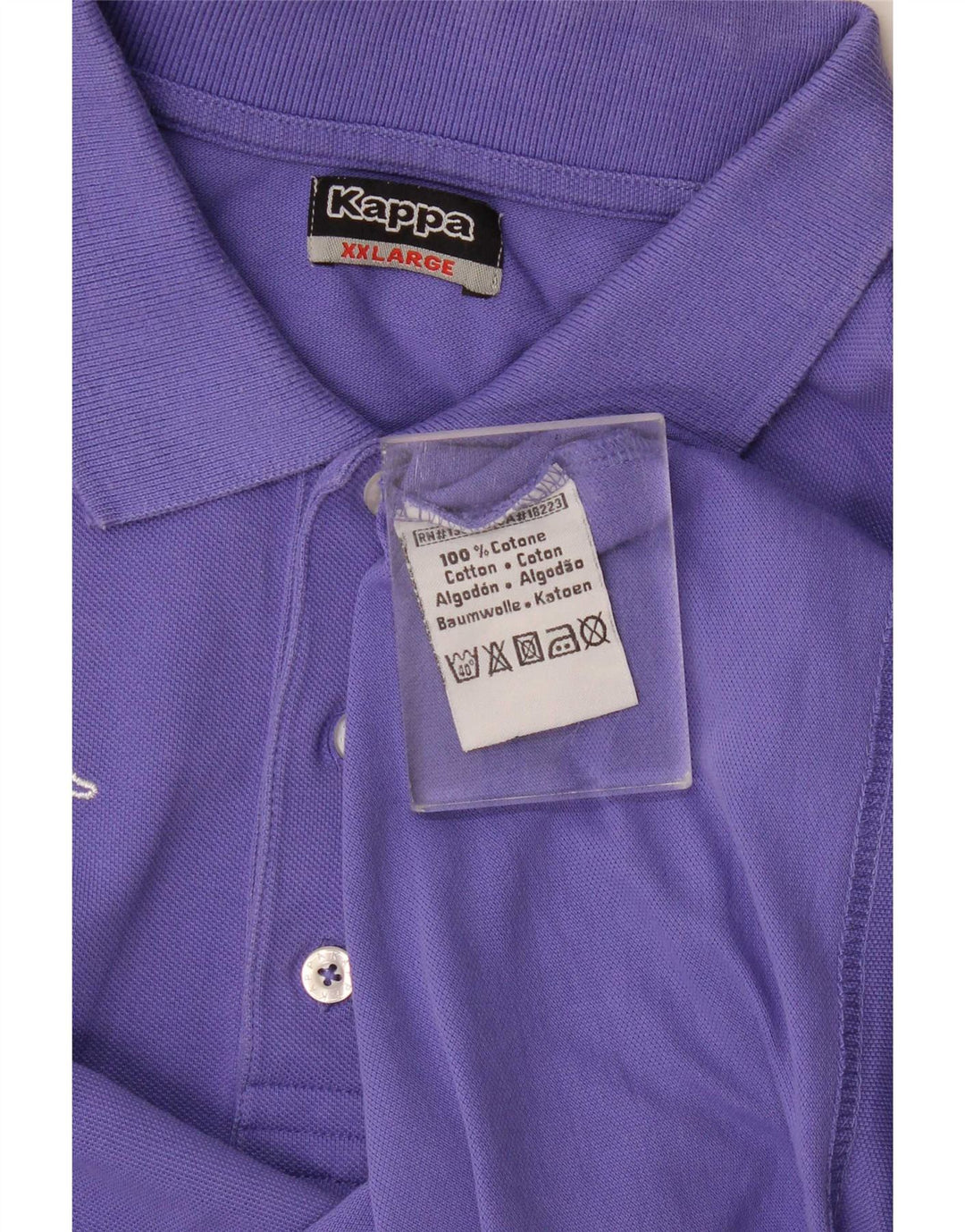 Polo Kappa Uomo 2XL Cotone Blu Navy