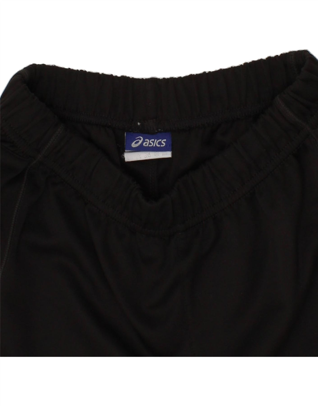 ASICS Girls Sport Shorts 14-15 Years Black Polyester Vintage Asics and Second-Hand Asics from Messina Hembry 