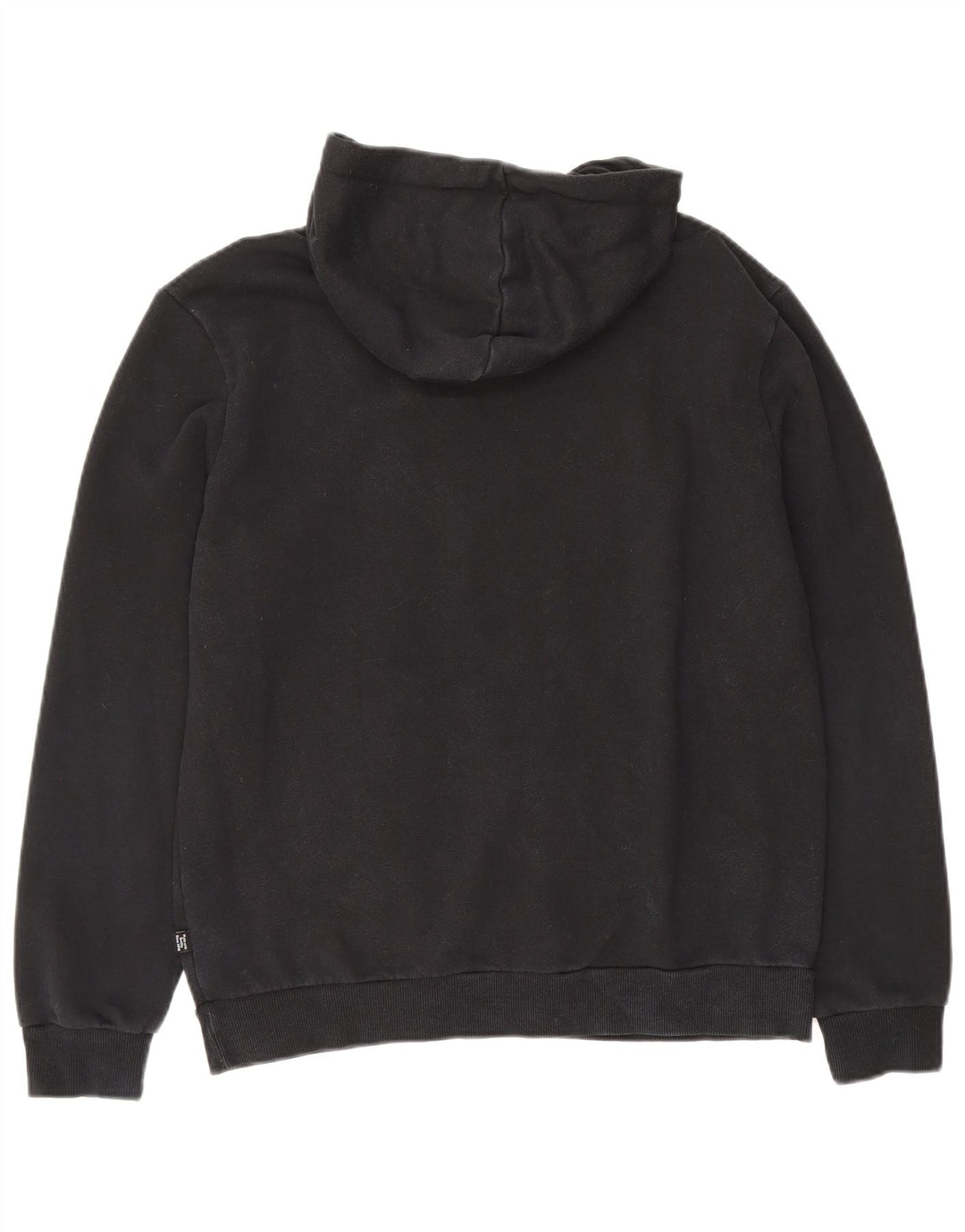 PUMA Mens Graphic Hoodie Jumper Medium Black Cotton