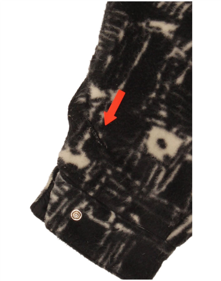 Giacca in pile da uomo Invicta UK 38 Poliestere geometrico nero medio