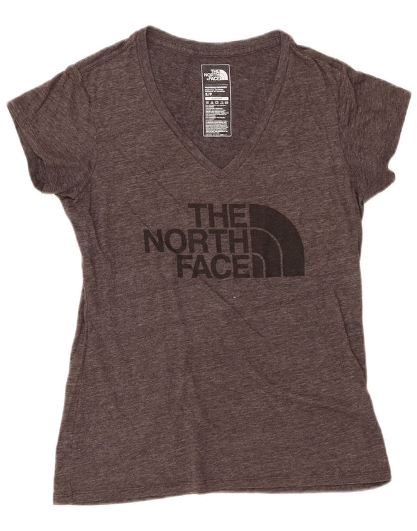 T-shirt grafica slim fit da donna The North Face UK 10 Small Grey Flecked