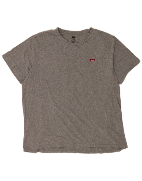 T-shirt standard da uomo Levi's Top XL in cotone grigio