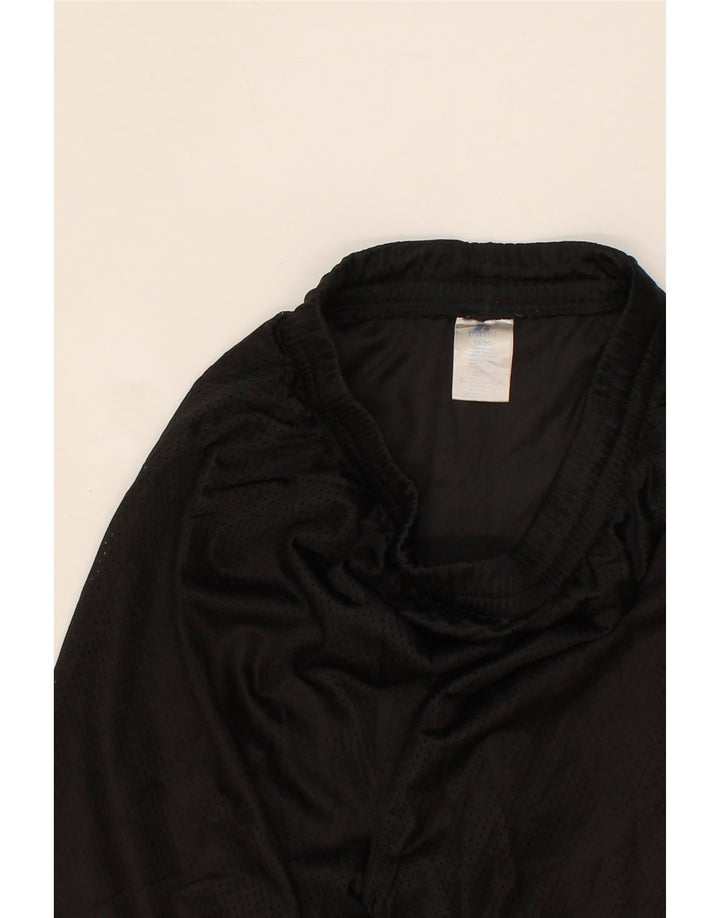 RUSSELL ATHLETIC Boys Sport Shorts 15-16 Years  Black Polyester Vintage Russell Athletic and Second-Hand Russell Athletic from Messina Hembry 