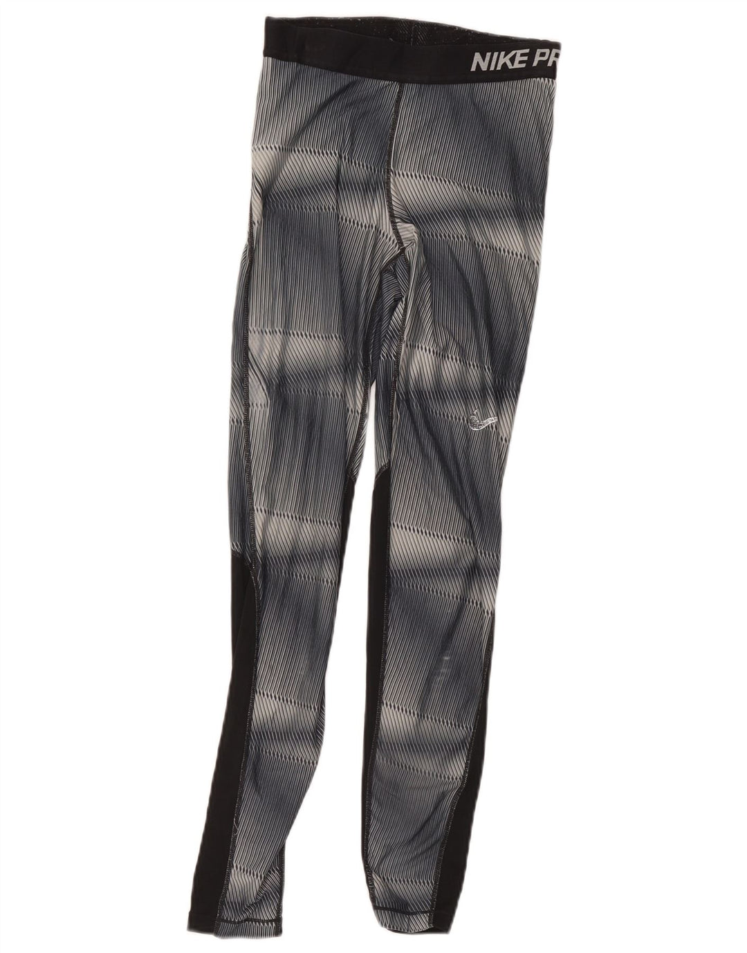 Leggings con grafica per ragazzi Nike 10-11 Anni Colore grigio a blocchi Poliestere